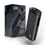 Glo Hyper Pro加熱菸黑色顏色主機與外包裝盒